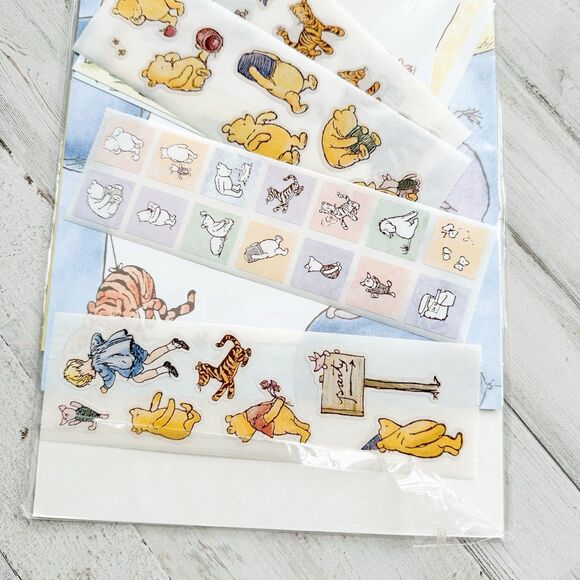 Vintage Classic Winnie the Pooh Scrapbook Page Kits Lot Christmas & Celebration - Picture 11 of 12